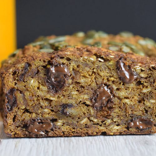 Healthy Oat Flour Pumpkin Bread